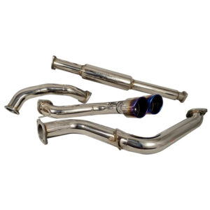 Injen 3in Catback Stainless Steel Exhaust System with Titanium Tip-Ford Focus ST 2013-2019