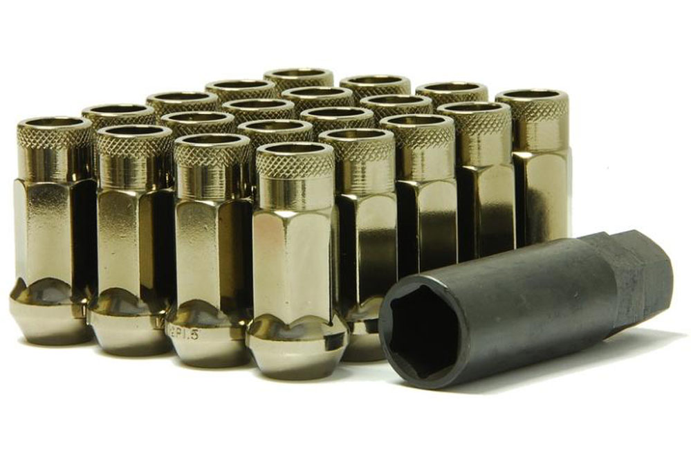 Muteki SR48 Open End Lug Nuts-Titanium M12x1.25 48mm -   - Performance Parts & Auto Repair