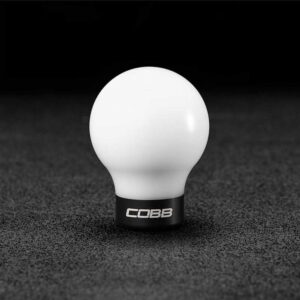 Cobb Subaru 6-Speed COBB Knob-White Knob with Stealth Black