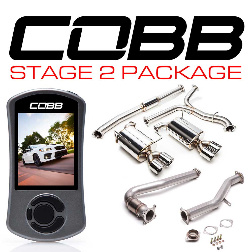 Cobb 15-16 Subaru WRX Stage 2 Power Package with Non-Resonated J-Pipe
