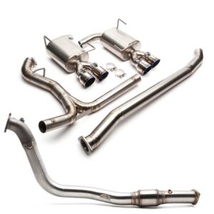 Cobb 11-18 Subaru STI Sedan / 11-14 WRX Sedan Turboback Exhaust System-Titanium