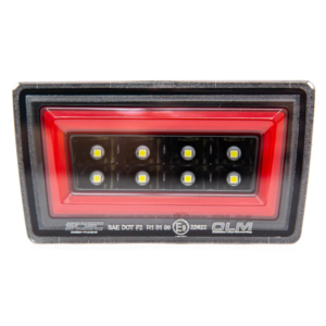 OLM NB+R F1 Rear Brake Light (Clear Lens, Gloss Black Base, Red Bar) - 15+ WRX / STI