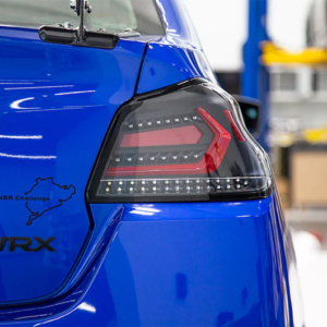 OLM Evolution Tail Lights (Clear Lens, Black Base, Red Bar) - 2015-2021 WRX / STI