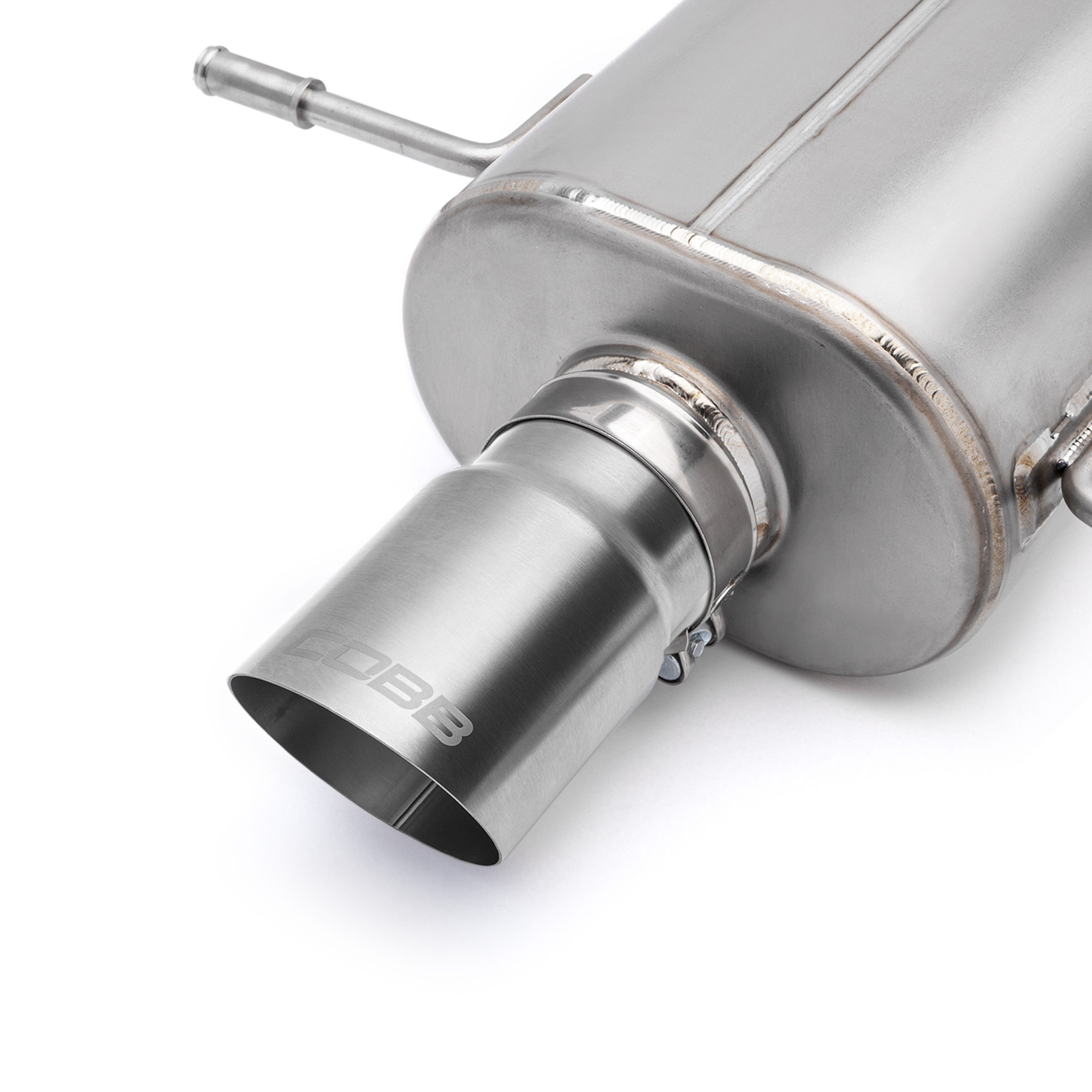 COBB Brushed Titanium Tip Kit for Subaru WRX and STI (2002-2007) - Image 2